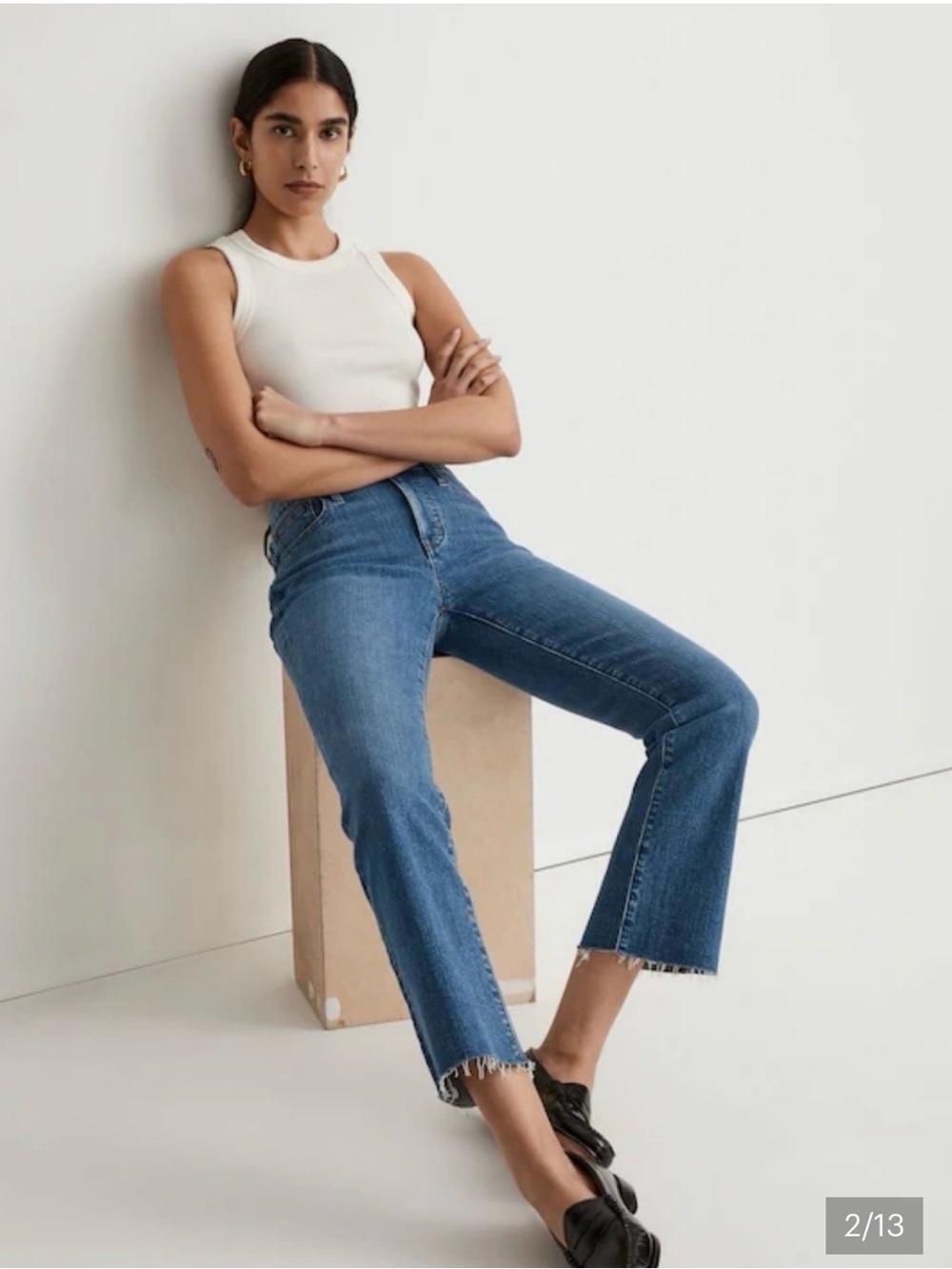 Madewell Midrise Kick Out Jeans
